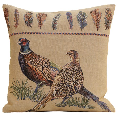 Belgium pheasants facing - pheasants, left