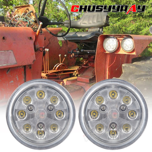 2pc led tractor round - tractor, flood