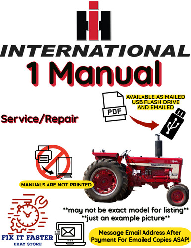 International 674 tractor - international,