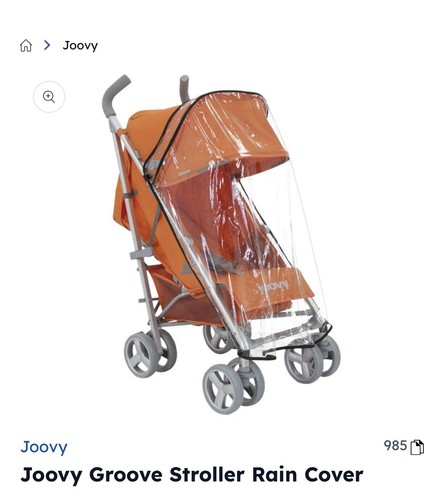 Joovy groove rain cover - cover, for