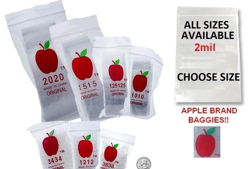 1000 pack apple brand zipper - pack,