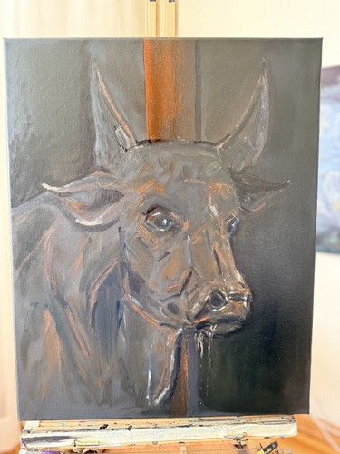 16x20 original bull - 16x20,