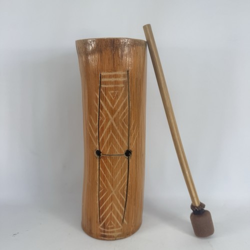 Bamboo slit tongue drum - slit,