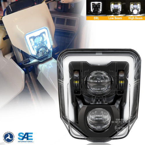 Front led headlight - front,