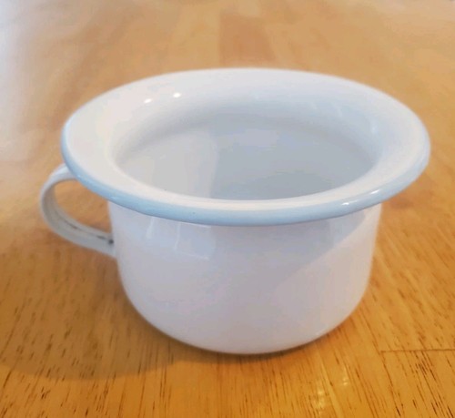 Vtg enamel child chamber - enamel,