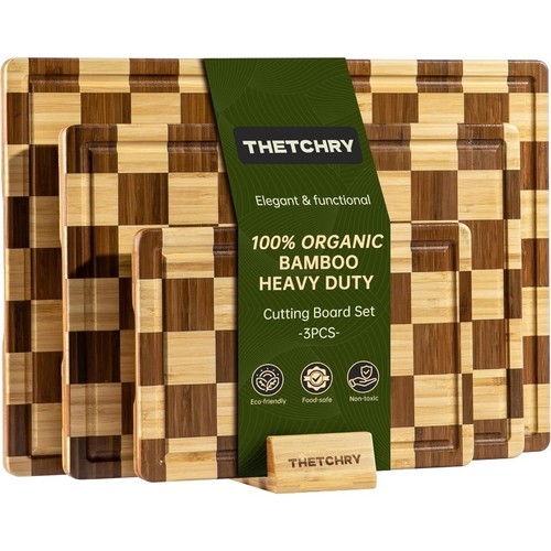 Pack checkered bamboo - 3,