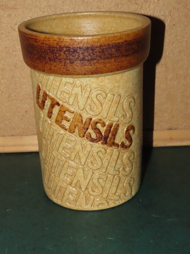 1970s kitchen utensils crock - kitchen,