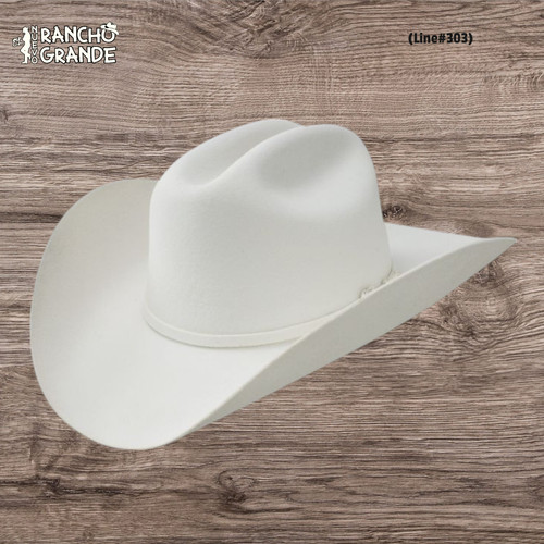 Stetson deadwood white 4 - 4x, 4"