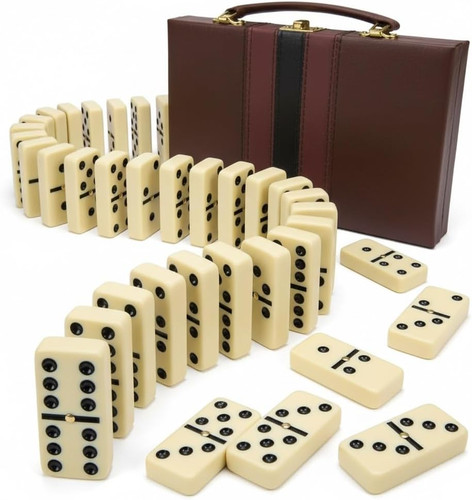 Jumbo double six dominoes - dominoes, set