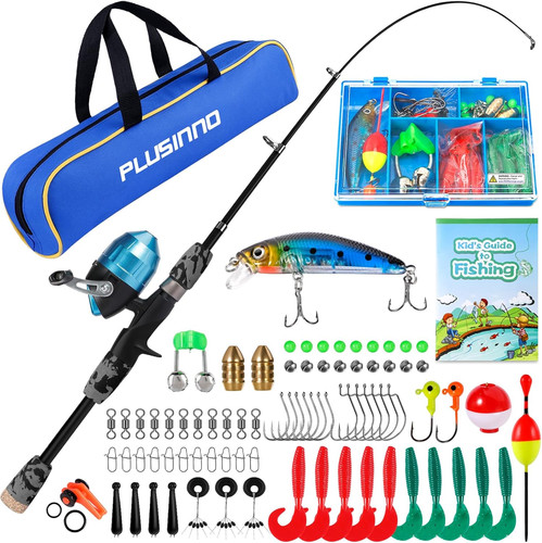 Kids fishing pole with - fishing,