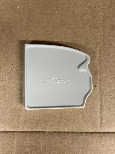 Light gray leaf guard - guard, aluminum