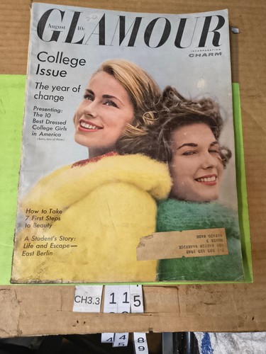Glamour magazine august 1960 - august,
