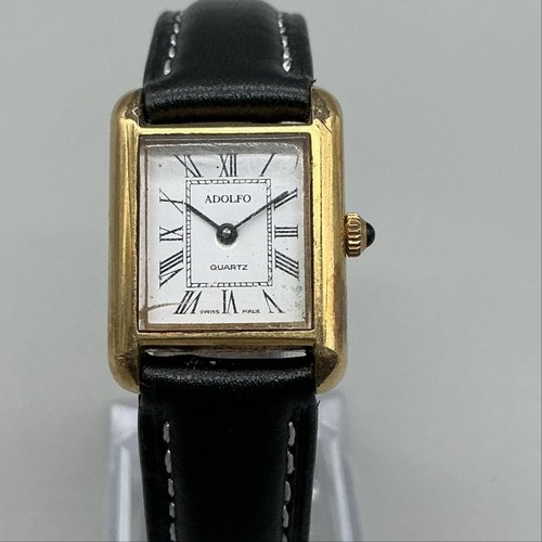 Adolfo mens watch 21mm white - mens,