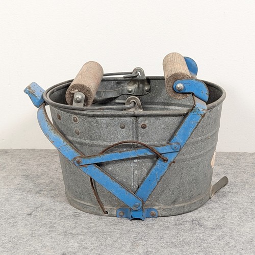 Vintage white mop bucket - vintage,