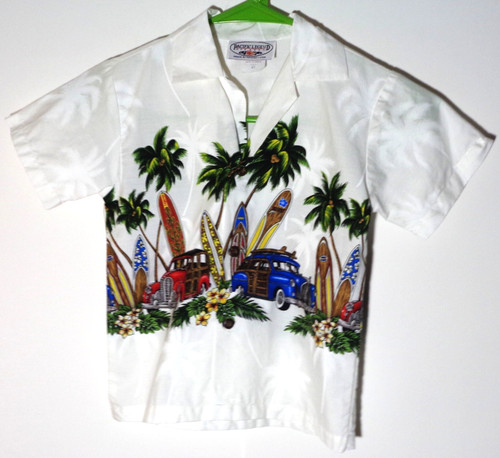 Boys cotton hawaiian shirt - boys,