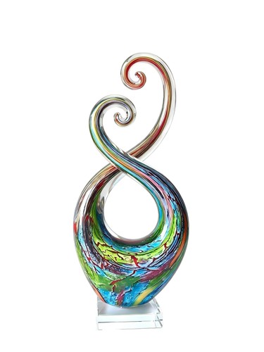 14in hand blown murano style - 14in,