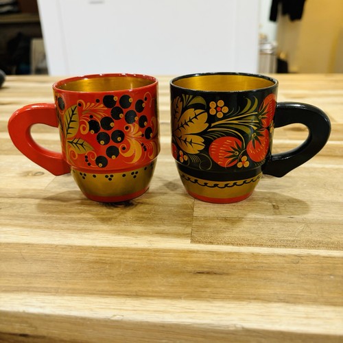 Pair khokhloma vintage - pair,