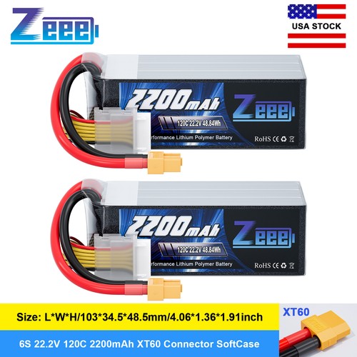 Zeee lipo battery - 2x, 6s