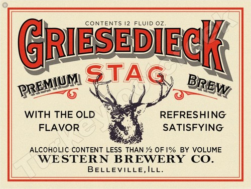 Griesedieck stag premium brew - premium,