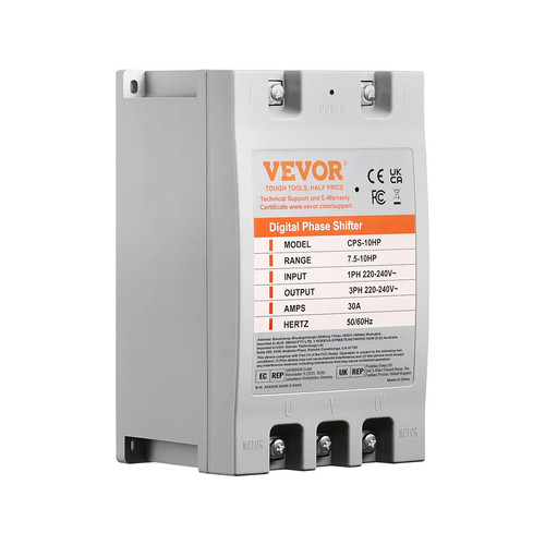 Phase converter 10hp - -, 30a