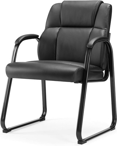 Office padded guest chair - office,