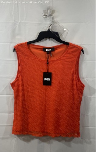 Dkny women orange textured - women's,