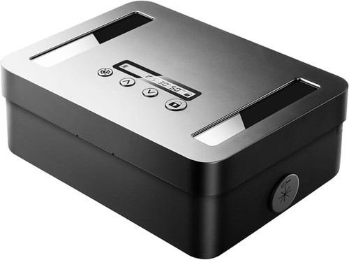 Metal time lock box - time, phone