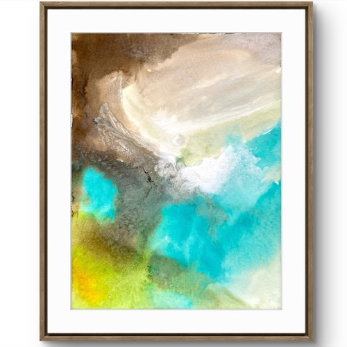 Tita paintz earth tones - tones, blue
