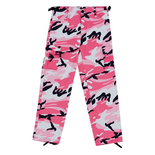Kids pink camo - pants,