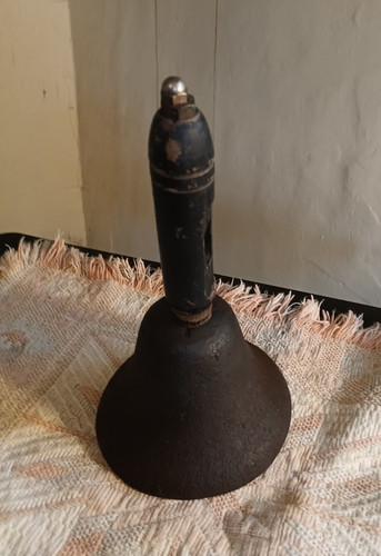 Antique cast iron - bell, with