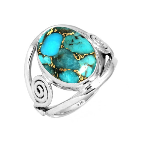 Turquoise ring 925 sterling - 925,