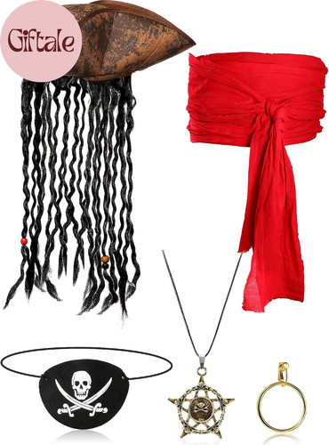 Pcs pirate costume - 5,