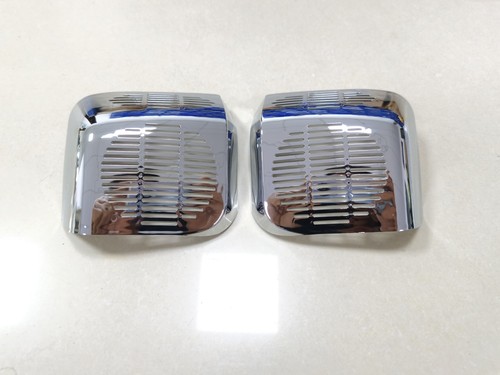 Chrome rear speaker covers - rear,