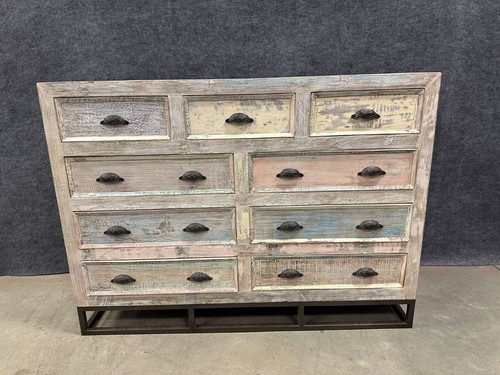 Reclaimed wood drawer - wood, 9-drawer