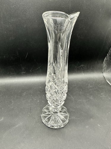 Vintage lead crystal vase - vintage,