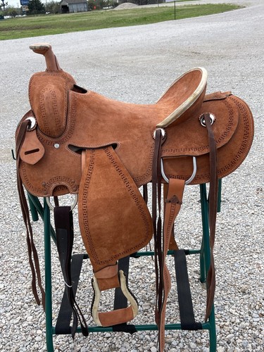 Western ranch rough out saddle - western,