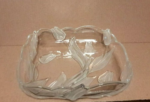 Glass divided serving bowl - serving,