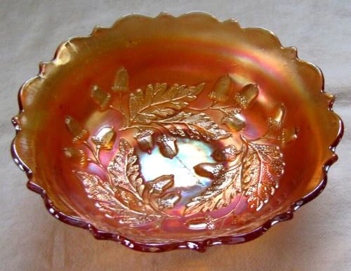 Fenton red amethyst marigold - amethyst,