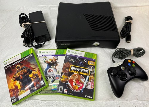 Microsoft xbox 360s slim black - slim,