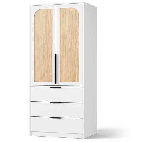 Wardrobe armoire wooden - 70",