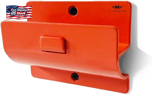 Orange garage storage hooks - storage,