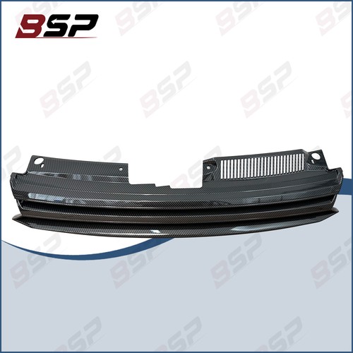 Front grille badgeless - badgeless, carbon