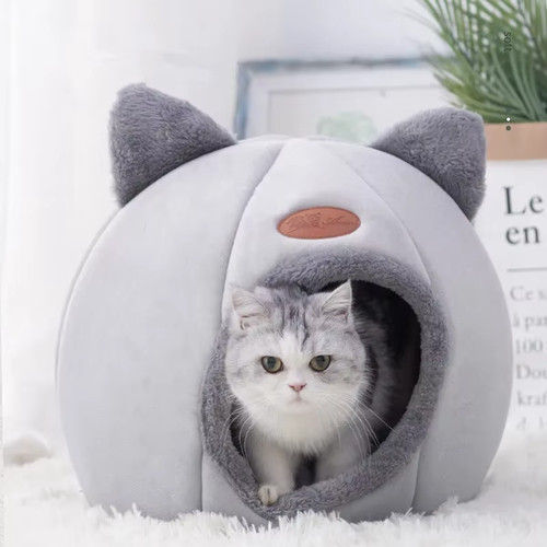 Deep sleep cozy cat bed - deep,