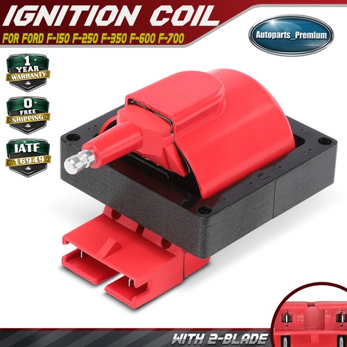 Red ignition coil for ford - coil,