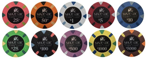Majestic poker chips - majestic,