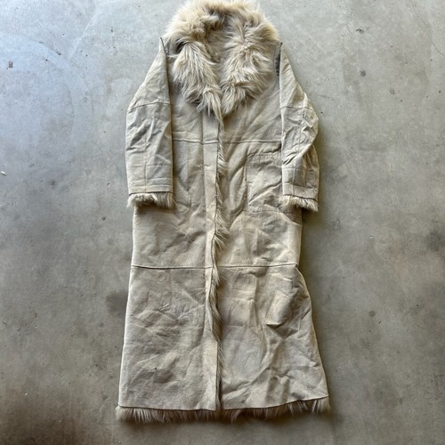 Vintage tan suede longline - tan,