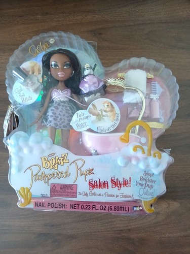 Bratz pampered pupz sasha doll - pampered,