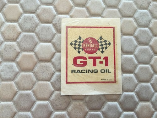 Kendall motor oils gt1 racing - kendall,