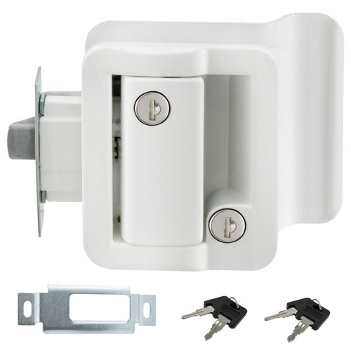 White paddle entry door - rv,