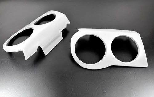 Pair white headlight - l&r,